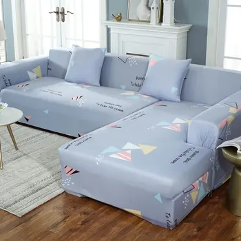 

Sofa Cover Spandex Elastic Polyester Floral 1/2/3/4 Seater Couch Slipcover Chair Living Room Furniture Protector