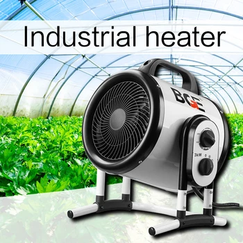 

3000W double knob home heater electric fan industry tea drying wood thawing hot air blower stainless steel waterproof heater