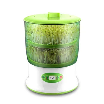 

JIQI Intelligent Bean Sprouts Maker household Upgrade Large Capacity Thermostat Green Seeds Growing Automatic Sprout Machine EU
