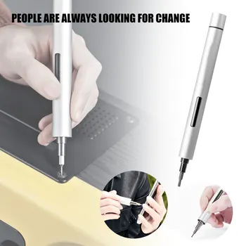 

Electric Screwdriver Cordless Battery Powered Repairing Tools Kit with LED Light LAD-sale