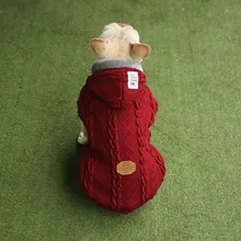 Одежда для домашних собак зимнее теплое флисовое пальто для чихуахуа куртки щенок кошка толстовки костюмы для Мопсов, французских бульдогов одежда XS-XXL