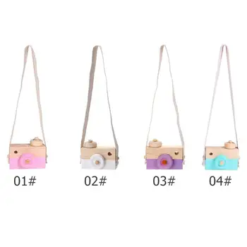 

Nordic Cute Wood Halter Camera Kids Toys Room Decor Wall Hanging Ornament