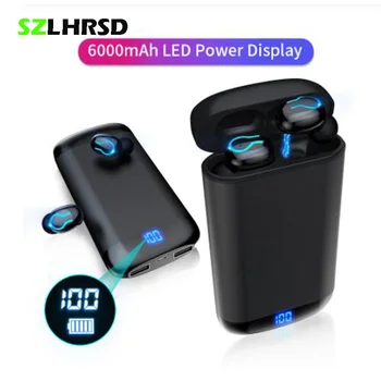 

Draadloze V5.0 Bluetooth Oortelefoon Hd Stereo Hoofdtelefoon Sport Waterdichte For Blackview BV9600 Pro Max 1 BV9500 Pro BV8000