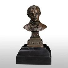 ATLIE бронзовые скульптуры и статуи знаменитого человека винтажные классические мужские бюсты медные статуэтки коллекция