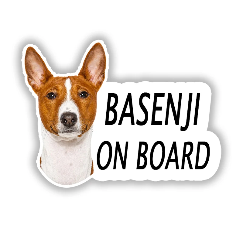 iSecur Auto-sticker Hond aan Boord I 11 cm hoog I Hondsticker I Sticker voor hondenbezitters I weerbestendig I kfz319