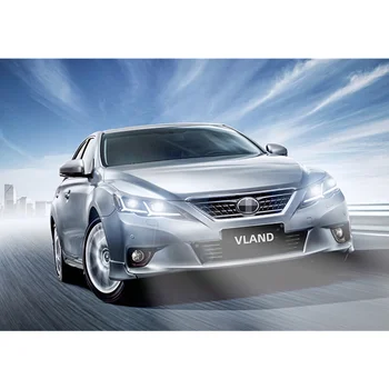 

Vland factory for Reiz Mark X 2010 2011 2012 2013 FULL LED headlight with Moving signal (yellow)+DRL (white)+play and plug