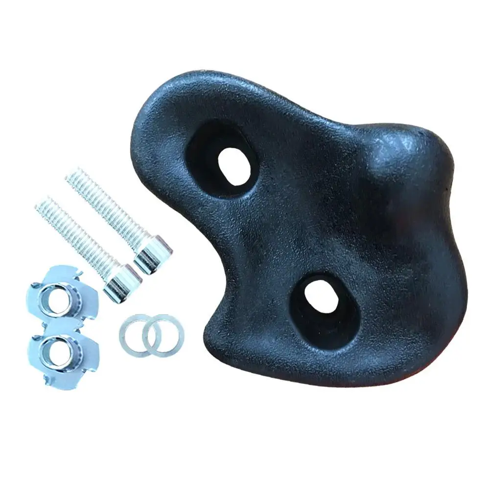 10Pcs/set Kids Climbing Wall Grips Climbing Rock Wall Stones Hand Feet Holds Grip Gymnastic Fitness Tool With Screws 10
