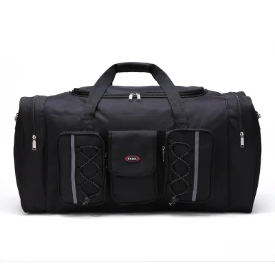 Large Capacity Men Hand Luggage Travel Duffle Bags Canvas Travel Bags Weekend Shoulder Bags Multifunctional Overnight Duffel Bag - Цвет: 1