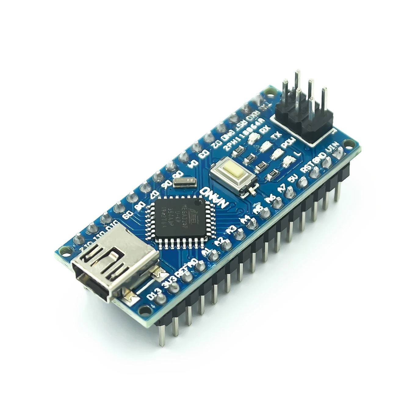 Мини USB с Загрузчиком Nano 3 0 контроллер совместим arduino CH340 драйверами 16 МГц NANO V3.0