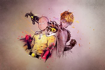 

Colorful Japan Anime One Punch Man Colorful Artwork Anime Wall Scroll Decoration Poster Art Prints 50 x 70 cm,No Frame