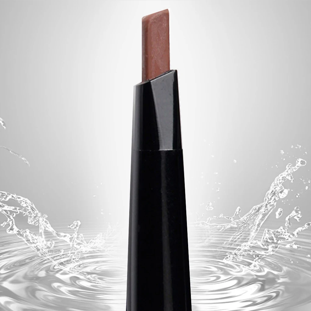 Double-ends Rotary Eyebrow Pencil Easy to Use Waterproof Natural Smooth 5 Colors