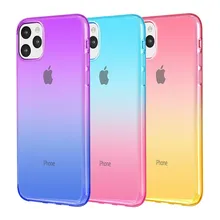 Мягкий силиконовый чехол Для Iphone 11 Pro Max 7 8 Plus 6s прозрачный градиентный узор чехол для телефона для IPhone 11 X XS 7 8 Plus 6 6s