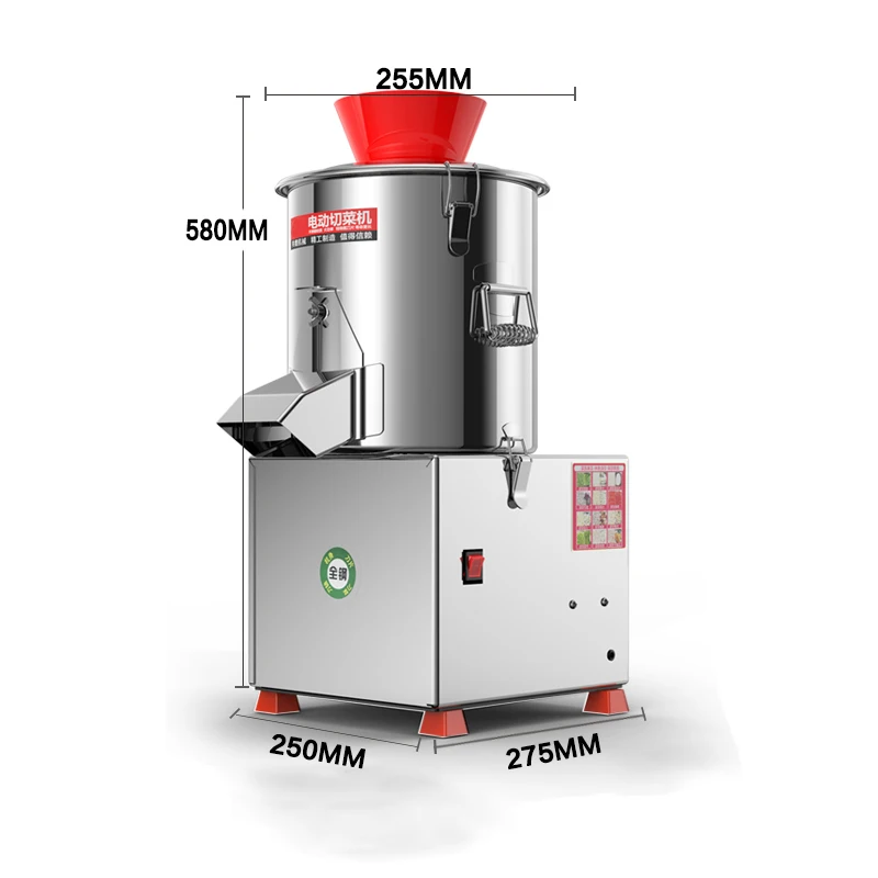 Automatic Multifunctional Vegetable Cutter  Electric Commercial Stainless Steel Vegetable Trapping Machine Breeding Feeding 750w 4l 750w countertop household water filtration purifier stainless steel dental distiller pure water filter