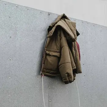 

2018 Winter Xieruis Brand Designer Short Style Cotton Padded Men Jackets Coat Hiphop High Street Clothing Man Hooded Jakcet