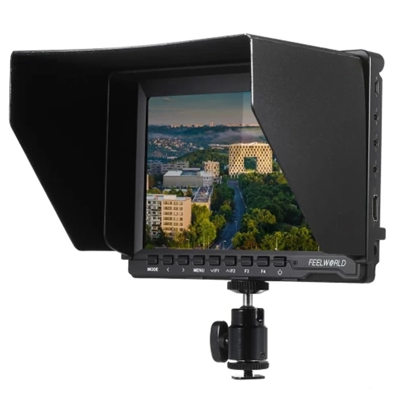 FEELWORLD FW74K Портативный 7 дюймов Камера монитор со сверхвысоким разрешением Ultra HD, 1280x800 ips ЖК-дисплей Экран поддерживает в формате 4K UHD, 3840x2160 P(29,97/25/23,98) w