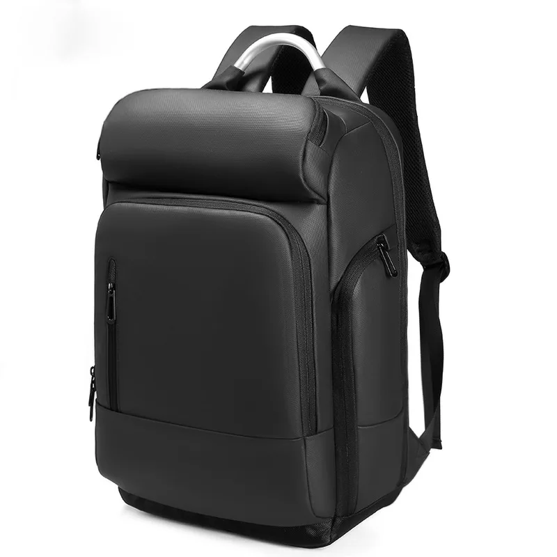 OZUKO, мужские рюкзаки 15,6 дюймов для ноутбука, многофункциональный рюкзак с usb зарядкой, Мужская водонепроницаемая дорожная сумка, Мужская Повседневная деловая сумка Mochila - Цвет: Черный