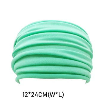 13 Colors Stretch Yoga Hairband Women Fold Wide Sports Hair Band Nonslip Elastic Headband Turban Headwrap Running Accessories 5 13 Colors Stretch Yoga Hairband Women Fold Wide Sports Hair Band Nonslip Elastic Headband Turban