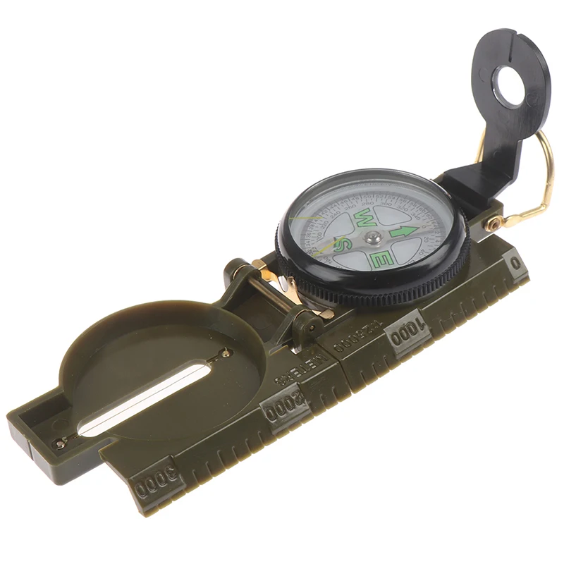 Открытый кемпинг компас портативный тактический часы складной объектив компас армейский зеленый военный тактический комплект