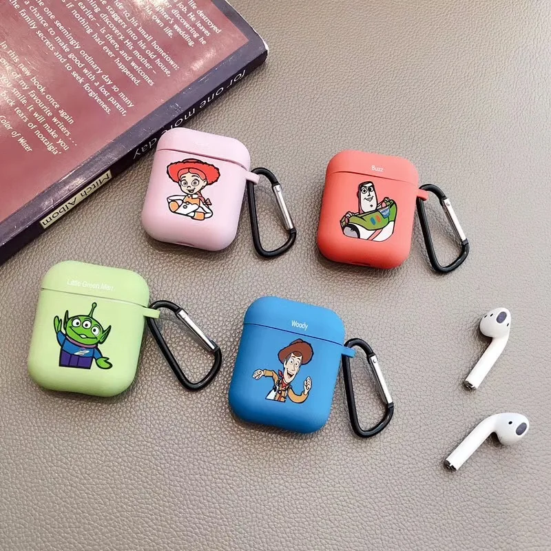Чехол для зарядного устройства AirPods Funda Marvel мультяшный силиконовый Bluetooth чехол