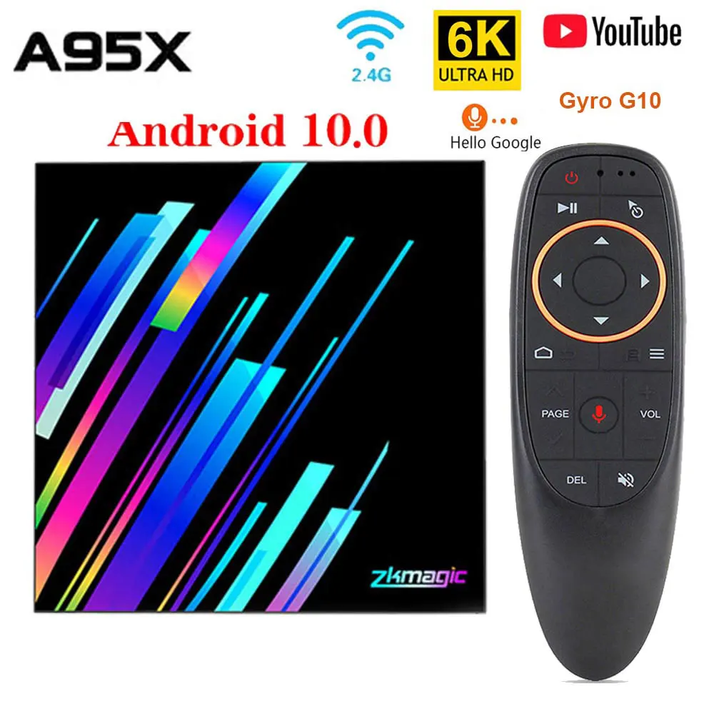 2020 New Android 10.0 TV Box Allwinner H616 Quad Core 2GB 4GB 16GB 32GB Google Media Player 6K Smart Z3+ | Электроника