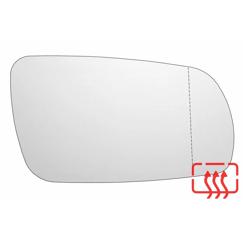 Mirror element right Volkswagen Passat B5 c 1997 to 2001 year асферика neutral C обогревом mirror for car | Автомобили и