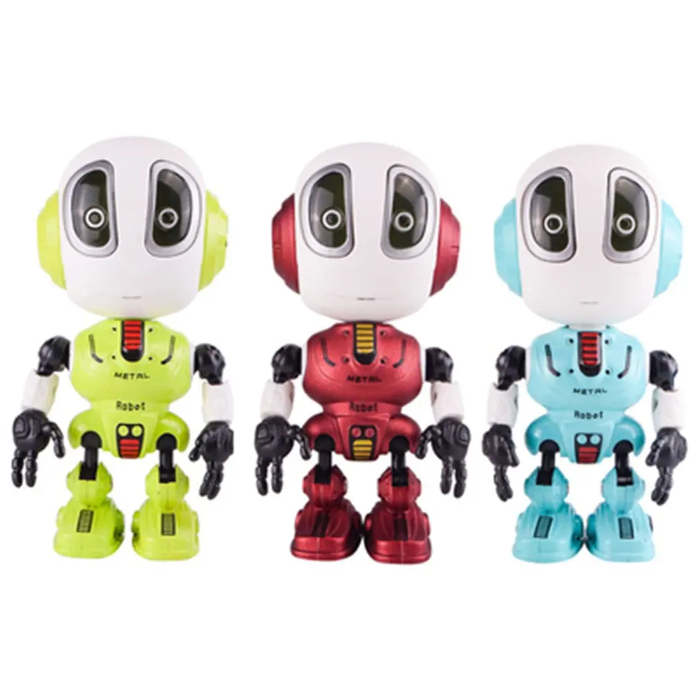 Trois couleurs enfants éducatifs Robot électrique musique lueur jouet électrique Robot Playmate