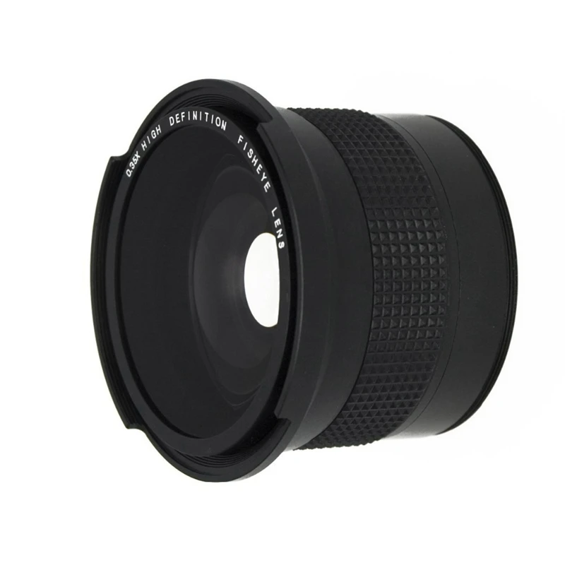 

52Mm 0.35X Extended Fisheye Wide-Angle Automatic Focus Compatible Macro Lens for Sony Canon Digital Slr Camera Accessories Lens