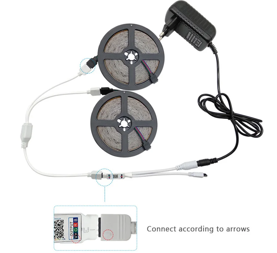 Bluetooth LED Strip Light RGB SMD 2835 DC12V 5M 10M 15M 20M Flexible RGB LED Stripe Ribbon Diode Backlight For Home kitchen TV (01)