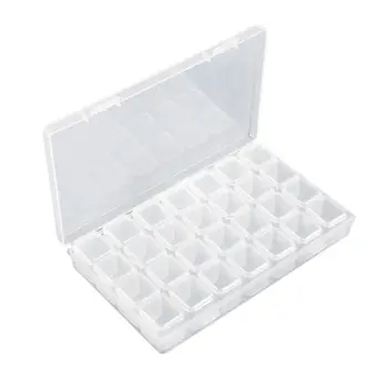 

56 Grids DIY Jewelry Box Rhinestone Embroidery Bead Organizer Storage Case Q0KD