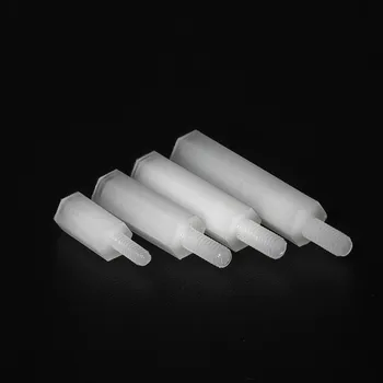 

30Pcs M2.5/M3/M4+6mm Spacing Screw for PCB/Computer Motherboard Hexagonal Nylon Standoff Spacers