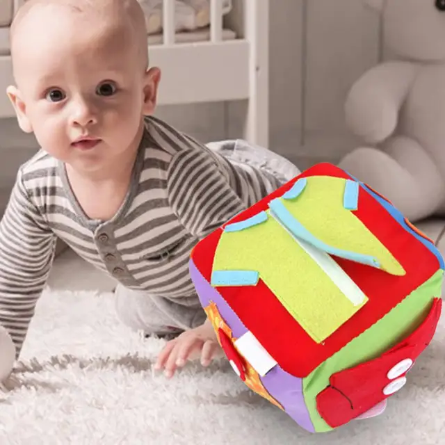 Children Cloth Building Blocks New Infant Baby Cloth Doll Soft Rattle Early Educational Baby Toy Soft Plush Set Cube 2