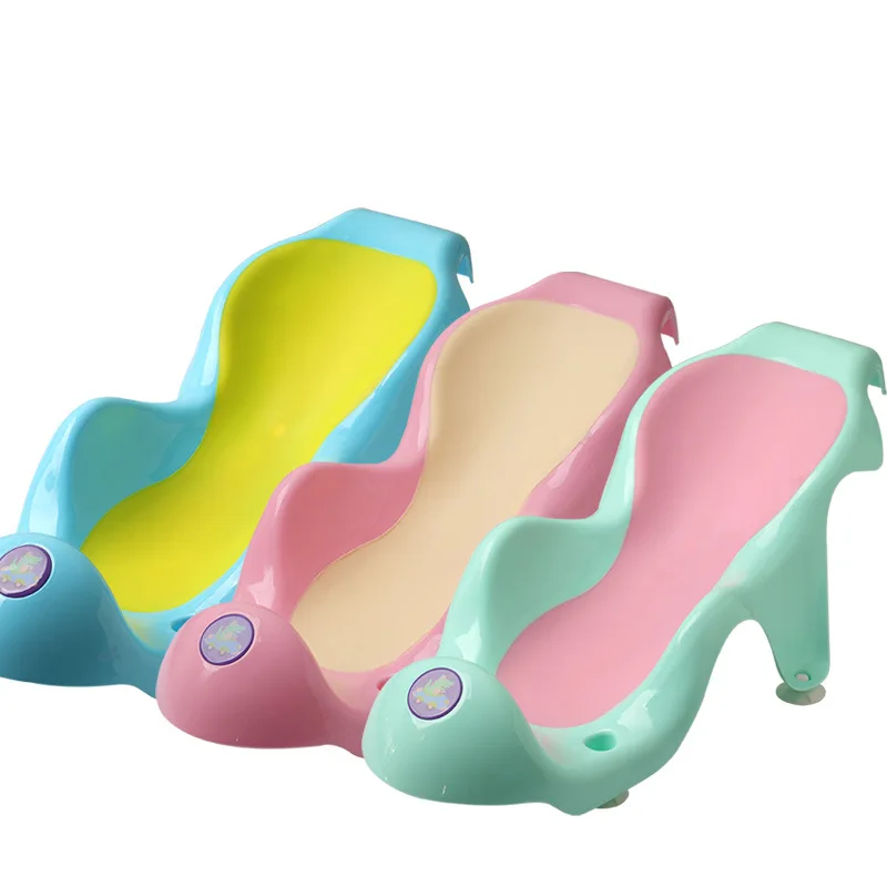 

Universal Baby Bath Rack Anti-slip Useful Product Baby Bath String Bag Support Frame Seat-Sit Lie Tub Care Newborn Pad