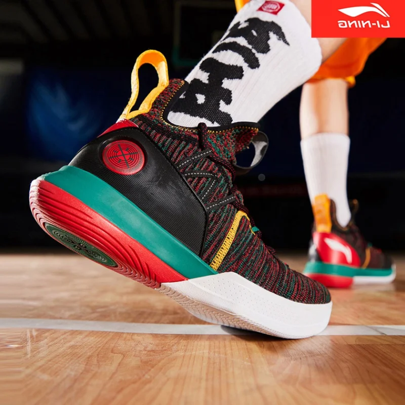 Li-Ning/мужские профессиональные баскетбольные кроссовки серии AIT VI Wade с подкладкой из монопряжи, спортивные кроссовки SJFM19
