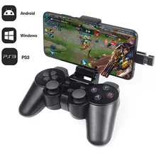Mando inalámbrico de 2,4G para Android, Joystick con convertidor OTG para PS3/teléfono inteligente, tableta, PC y dispositivo de TV inteligente