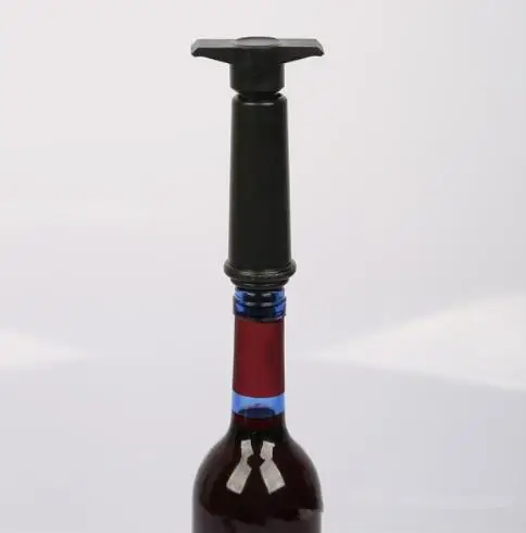 1 шт., винная пробка с головой оленя, Хрустальная винная затычка для бутылок с шампанским, цинковый сплав, вакуумная герметичная, для свадебного подарка, винная насадка, барные инструменты - Цвет: Black