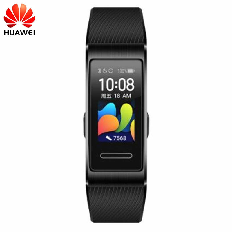Huawei Band 4 смарт-браслет несколько языков трекер Смарт-часы монитор сердечного ритма Здоровье новые часы лица USB разъем зарядка