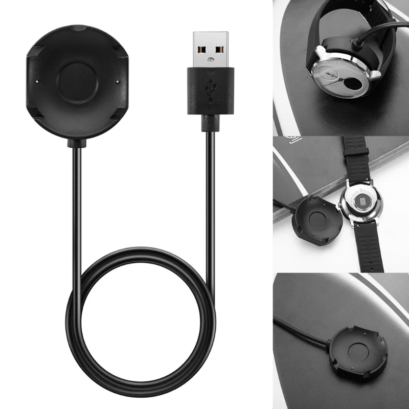 Док-станция T21B с USB зарядным устройством подставка кабелем для часов nokia Steel HR 36 мм