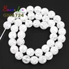 4 6 8 10 12mm White Cracked Quartz Beads For Jewerly Making Crystal Round Natural Stone Beads Diy Bracelet Wholesale Perles 15'' ► Photo 2/6