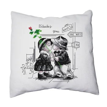 

Everlasting love Kiss Chinese cross stitch kits Ecological cotton DMC 11CT DIY gift Christmas decorations gift