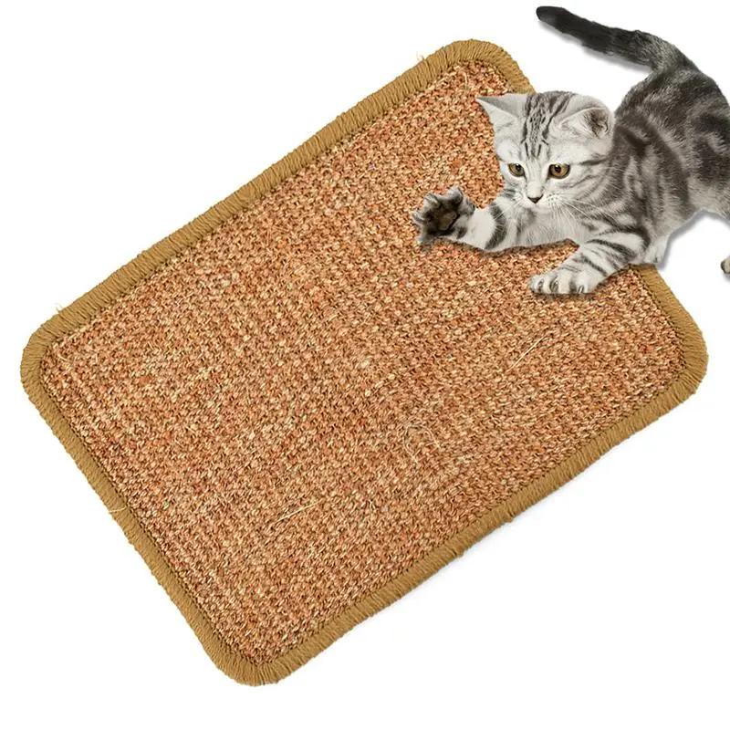 Sisal Scratcher Board Pad Mats Toy Sisal Cat Scratching Post Mat