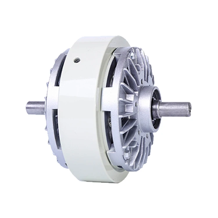 Double shaft magnetic powder clutch 0.6kg 24V printing bag making paper winding etc. |