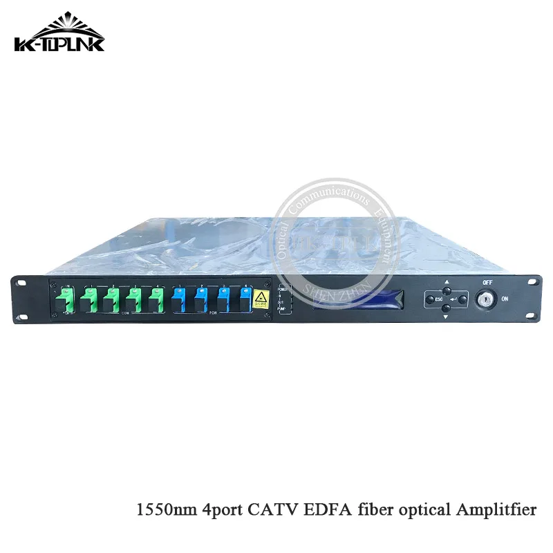 

best selling CATV EDFA without WDM 1550nm 1U/ 80W 4port*16dbm sc/apc,sc/upc High power optical fiber Amplifier