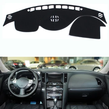 

Black Car Dashboard Cover For Infiniti FX (2009-2015) 2010-11-12-13-2014 Auto Sun Shade Pad Carpet Protector Dash Mat