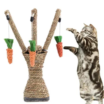 

1pc Pet Cat Toys Chew Radish Cat Climbing Frame Cat Accessories Cat Stuff Funny Post Carrot Pet Accessories