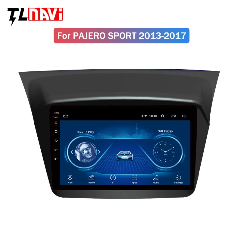 

Car Multimedia player 9" Android 8.1 car GPS Radio for MITSUBISHI PAJERO Sport/L200/2006+ Triton/2008+ PAJERO 2010