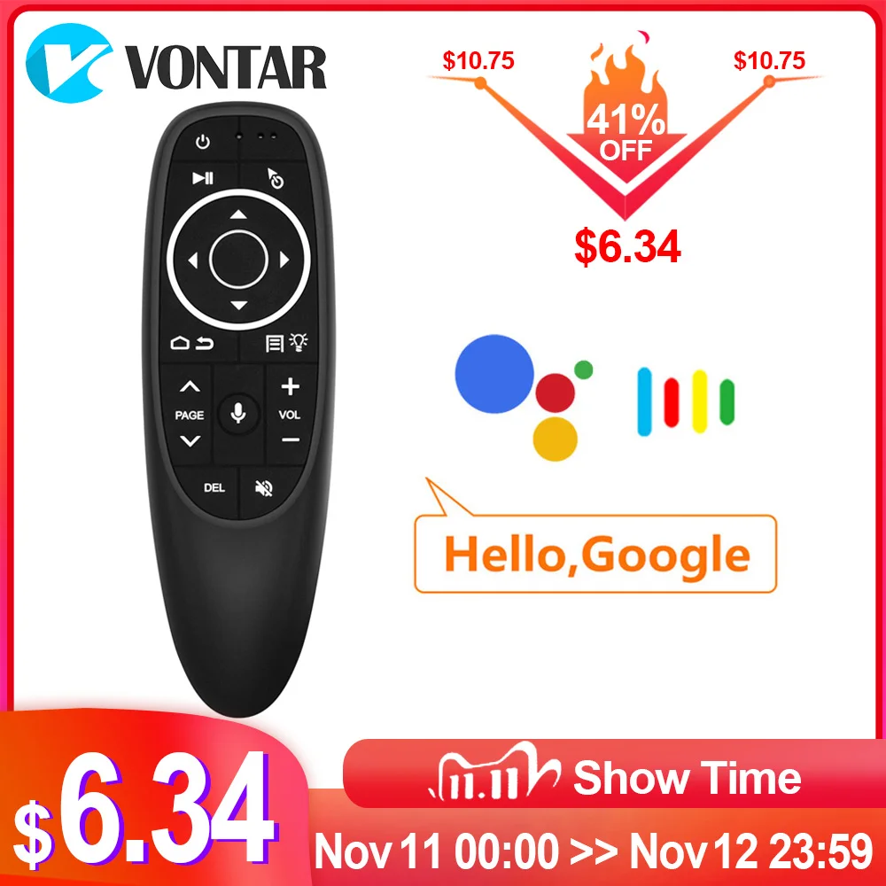 G10S Pro Air Mouse Backlit Voice Remote Control Wireless Google player IR Learning G10 Gyroscope for Android TV Box H96 max|Keyboards| - AliExpress