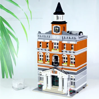 

15003 city Street View Town Hall 10224 Building Blocks 2700+Pcs Creator Expert Bricks toys for kids gifts