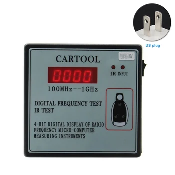 

Digital Gauge Tool Universal Measuring Instruments Infrared Remote Key Meter Frequency Tester Easy Operate With Plug 100MHz-1GHz