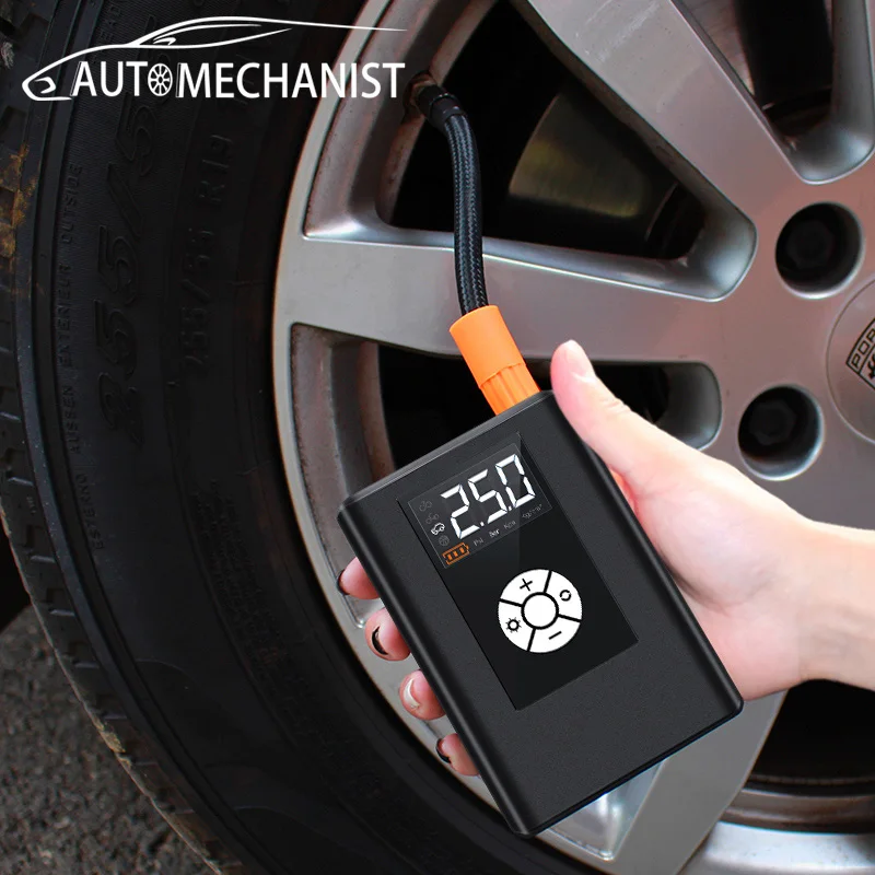 Portable Tire Inflator For Car Air Compressor Pressure Sensors Gauge Wireless Electric Pump Exterior Accessories |