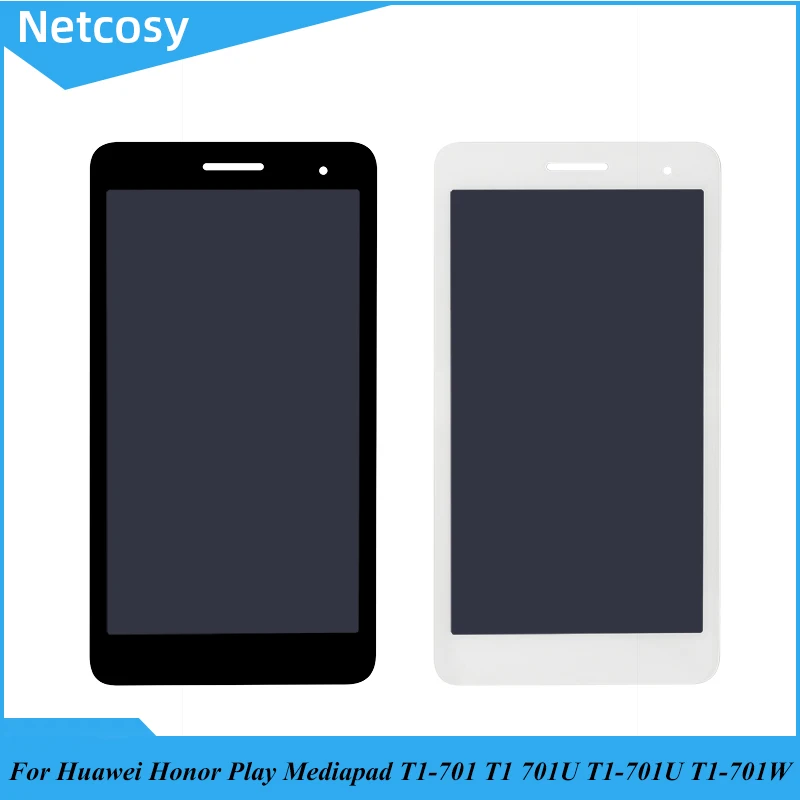 ЖК дисплей 7 дюймов для Huawei Honor Play Mediapad с сенсорной панелью и дигитайзером T1 701U